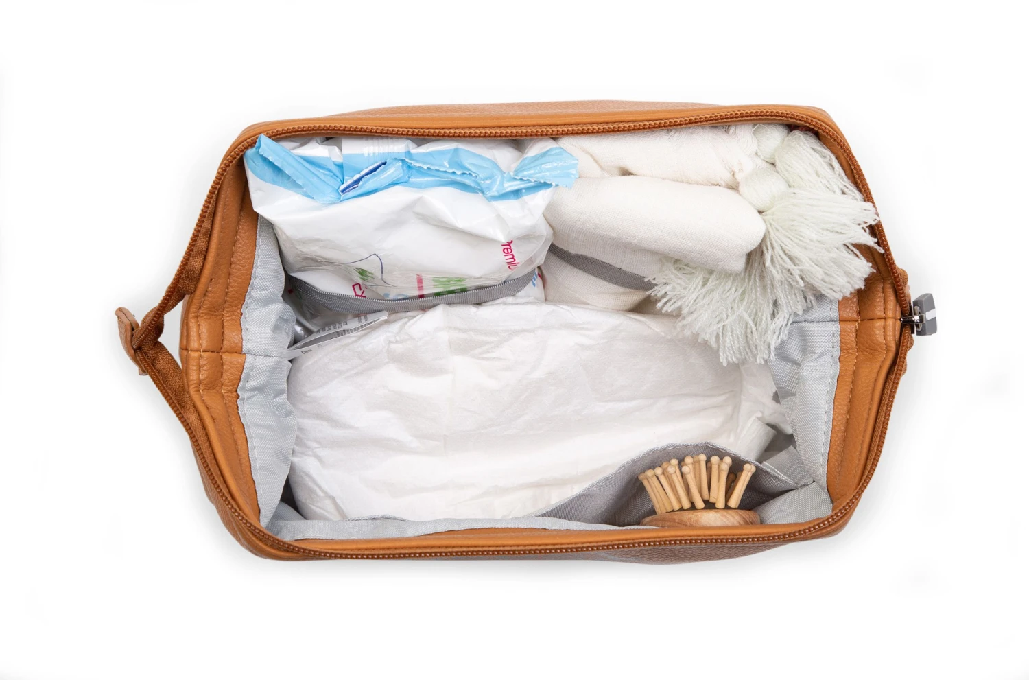 Childhome Leather Look Baby Necessities Toiletry Bag 3 Childhome Leather Look Baby Necessities Toiletry Bag - Image 3