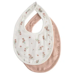 Mushie Muslin Baby Bib 2-Pack