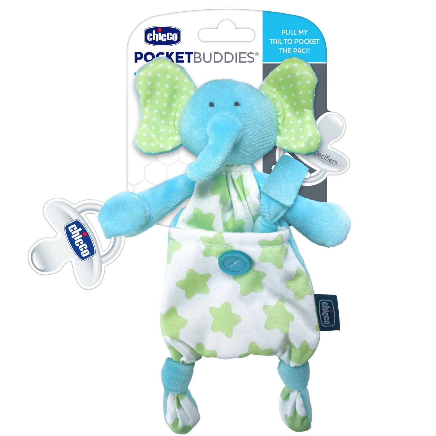 Chicco Pocket Buddies Soft Pacifier Lovey 7 Chicco Pocket Buddies Soft Pacifier Lovey - Image 7