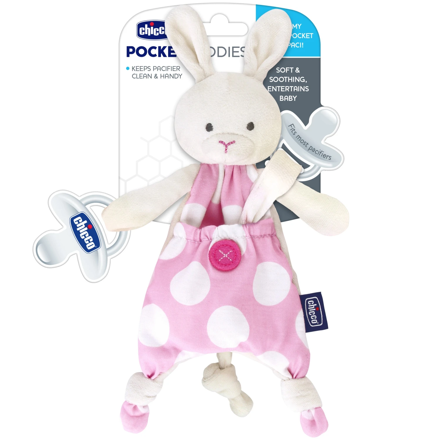 Chicco Pocket Buddies Soft Pacifier Lovey 13 Chicco Pocket Buddies Soft Pacifier Lovey - Image 13