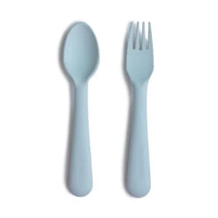 Mushie Dinnerware Fork And Spoon Set 17 Mushie Dinnerware Fork And Spoon Set -Megababies USA PowderBlue spoon fork edit 6aa4745b a005 46b2 9e13 79324263f157