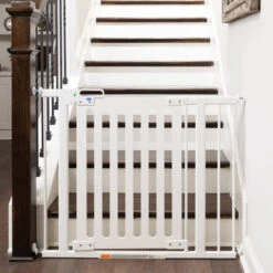 Qdos Spectrum Designer Pressure Mount Baby Gate -Megababies USA Qdos Safety babyproofing baby gate Spectrum Pressure Mount Baby Gate white 281 29