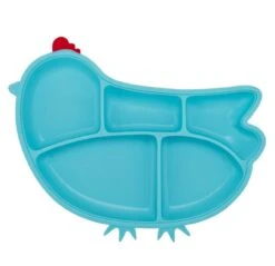 Innobaby Din Din SMART Silicone Suction Divided Plate - Chicken