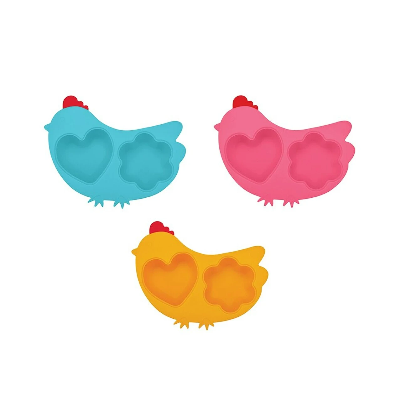 Innobaby Din Din SMART Silicone Steamer With Lid - Chicken 9 Innobaby Din Din SMART Silicone Steamer With Lid - Chicken - Image 9