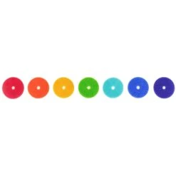 Innobaby Bathin' SMART Rainbow Spots Silicone Bath Scrub (7-Pack) -Megababies USA SIL RAIN01 852865007737 16