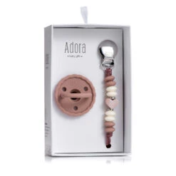 Adora Pacifier And Clip Gift Set -Megababies USA Scalloped Mauve Heart 960x 15bf39fd 4655 435e 85ab 630da3061ec1