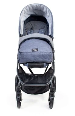 Valco Baby Snug Footmuff -Megababies USA Snug Denim SU TM front 1 scaled 1