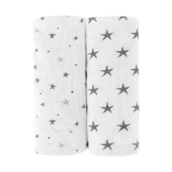 Ely's & Co. Waterproof Bassinet Sheet - 2 Pack -Megababies USA Stars crib web02 600x f350750f 7ca3 4c65 b7e8 56867a4023c2