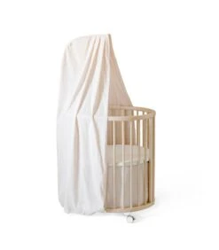 Stokke Sleepi Mini Bed Skirt By Pehr V3 -Megababies USA StokkeSleepi 20BedSkirt 20ByPEHR 20Blush 204314 23 prod eCom
