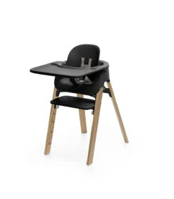 Stokke Steps Baby Set Tray 9 Stokke Steps Baby Set Tray -Megababies USA Stokke 20Steps 20160121 8I0323 20Oak 20Natural 20BS Tray 20Black.SP