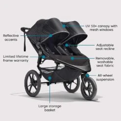 Baby Jogger Summit X3 Double Jogging Stroller 9 Baby Jogger Summit X3 Double Jogging Stroller -Megababies USA Summit 580204ac 99ef 4647 a205 3f46d4a5366a