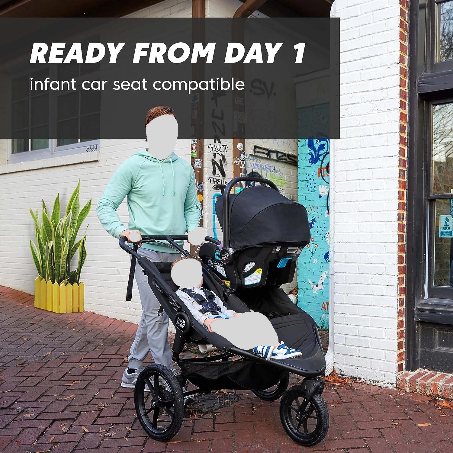 Baby Jogger Summit X3 Double Jogging Stroller 2 Baby Jogger Summit X3 Double Jogging Stroller - Image 2