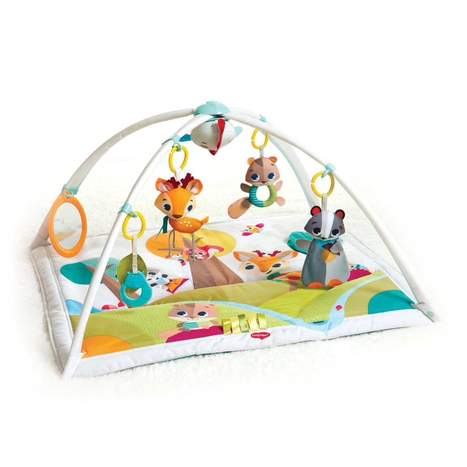 Tiny Love Into The Forest Gymini Deluxe Activity Gym Play Mat 1 Tiny Love Into The Forest Gymini Deluxe Activity Gym Play Mat