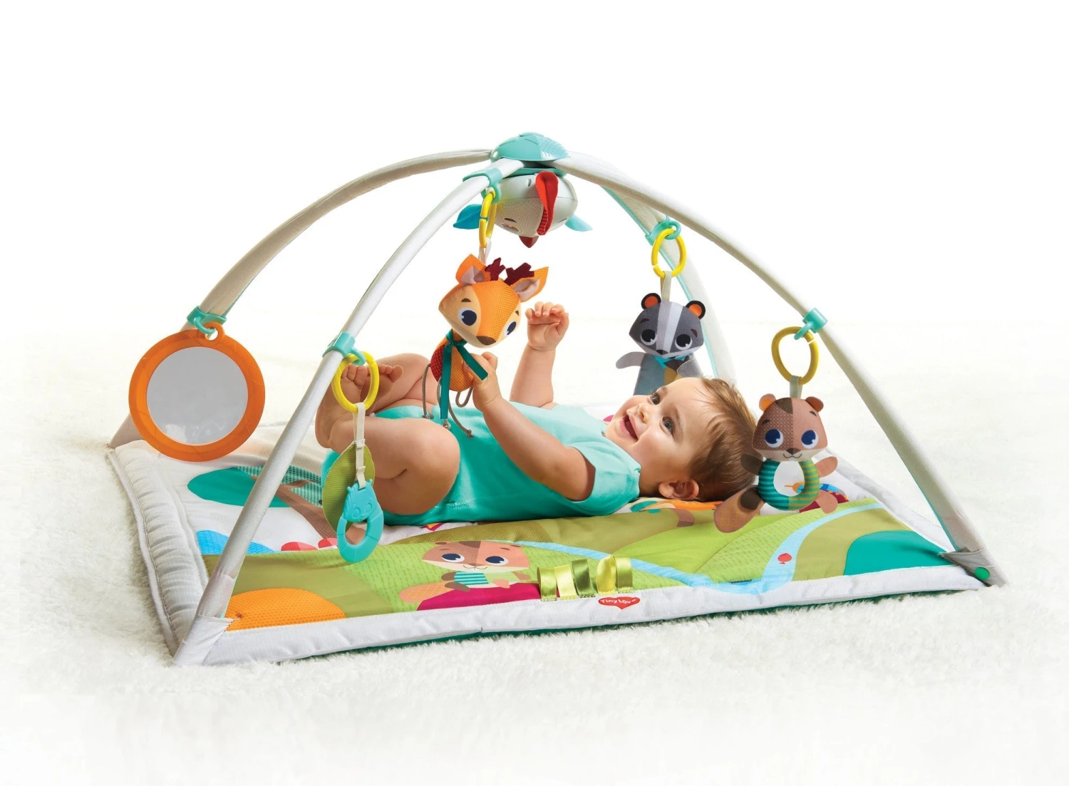 Tiny Love Into The Forest Gymini Deluxe Activity Gym Play Mat 2 Tiny Love Into The Forest Gymini Deluxe Activity Gym Play Mat - Image 2