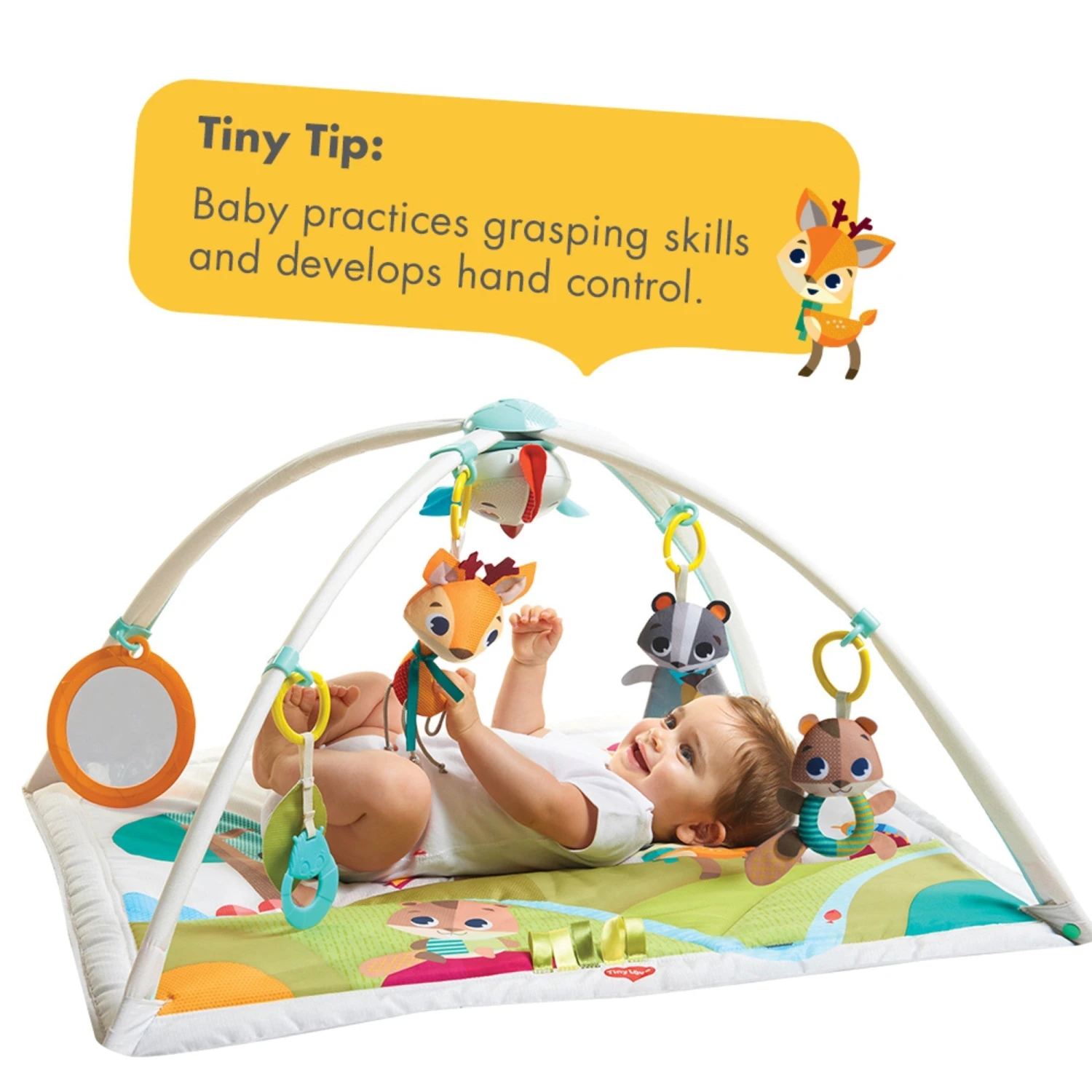 Tiny Love Into The Forest Gymini Deluxe Activity Gym Play Mat 9 Tiny Love Into The Forest Gymini Deluxe Activity Gym Play Mat - Image 9