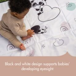 Tiny Love Black & White XL Outdoor Mat -Megababies USA TO137HBF Enhanced Content8 f03d8962 c8a2 4221 881d df3a64e24c4a