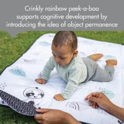 Tiny Love Black & White XL Outdoor Mat -Megababies USA TO137HBF Enhanced Content9 35399190 85e7 47a0 9897 49f85bd324ed
