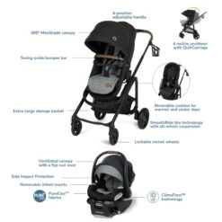 Maxi-Cosi Tayla Max 5-in-1 Travel System 21 Maxi-Cosi Tayla Max 5-in-1 Travel System -Megababies USA TR449GNM Image 06