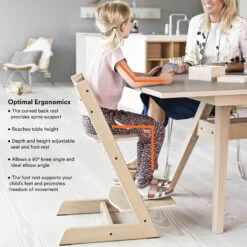 Stokke Tripp Trapp Chair Oak -Megababies USA TT Lifestyle features 2