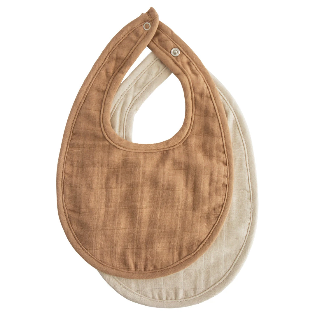 Mushie Muslin Baby Bib 2-Pack 10 Mushie Muslin Baby Bib 2-Pack - Image 10
