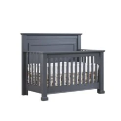 Natart Taylor 5-in-1 Convertible Crib -Megababies USA Taylor crib graphite