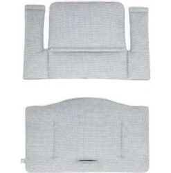 Stokke Tripp Trapp High Chair² Oak With Cushion + Stokke Tray -Megababies USA TrippTrapp ClassCush NordicBlue TopView 210421.Press