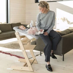 Stokke Tripp Trapp With Newborn Set -Megababies USA TrippTrapp Natural Newborn 201105 0035