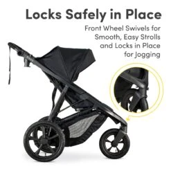 BOB Wayfinder Jogging Stroller -Megababies USA U012200 JoggerWayfinder Nightfall 6 Master 2023