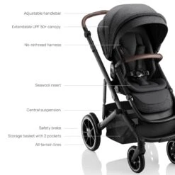 Romer Tura Stroller -Megababies USA U020207 TURA PEPPERCORN ATF 13 MASTER ROMER