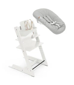 Stokke Tripp Trapp High Chair² With Newborn Set 28 Stokke Tripp Trapp High Chair² With Newborn Set -Megababies USA USCA TT Bundle 25 eComm TTWhite BSWhite HarnessWhite NBWhite 938x1072px