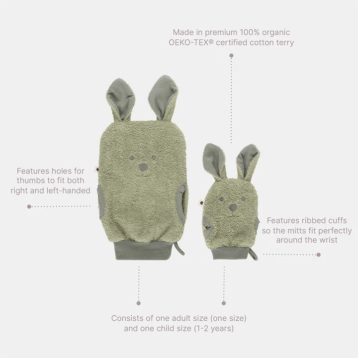 BIBS Kangaroo Bath Mitts 4 BIBS Kangaroo Bath Mitts - Image 4