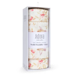 Adora Organic Cotton Muslin Swaddle + Cloth Set 18 Adora Organic Cotton Muslin Swaddle + Cloth Set -Megababies USA VineGirlsinpackaging 1400x a370a42c 4c16 4d11 95ab 7e8aaae29510