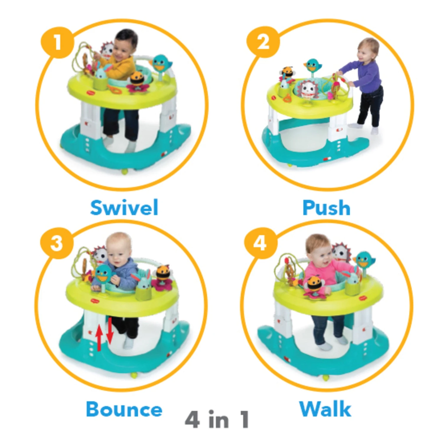 Tiny Love Meadow Days 4-in-1 Here I Grow Mobile Activity Center 2 Tiny Love Meadow Days 4-in-1 Here I Grow Mobile Activity Center - Image 2