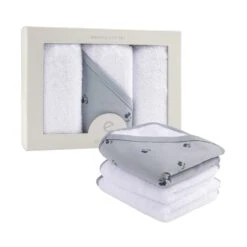 Ely's & Co. Cotton Terry Washcloth Set - 3 Pack -Megababies USA Washcloth set