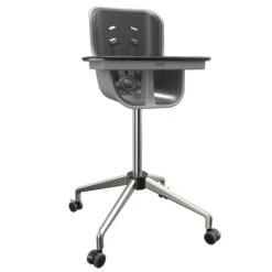 Melo Revel+ Highchair -Megababies USA WhiteGreyLAngle