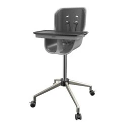 Melo Revel+ Highchair -Megababies USA WhiteGreyRAngle