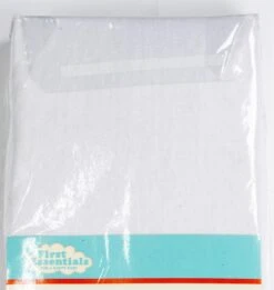First Essentials Fitted Cotton Portable Crib Sheet -Megababies USA White ac71951b 4882 49f7 88bd 0d28b451030d