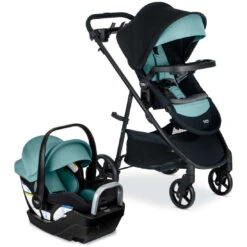 Britax Willow Brook S+ Travel System -Megababies USA Willow Brook S Jade Onyx Front Right 2023 c581be11 caa0 41e0 94d8 c05ffe4c5d46
