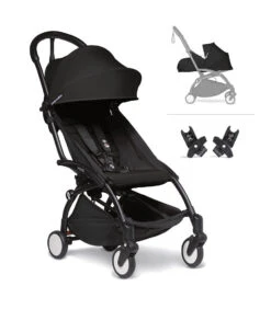 Stokke BABYZEN YOYO² Compact Travel Stroller Bundle With 0+ Newborn Pack And Car Seat Adapters