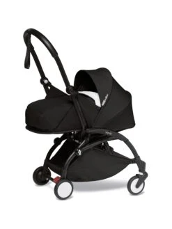 Stokke BABYZEN YOYO² Compact Travel Stroller Bundle With 0+ Newborn Pack And Car Seat Adapters -Megababies USA YOYO2 0 3 4 BLACKFRAME BLACK cmyk large