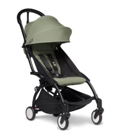 Stokke BABYZEN YOYO² Compact Travel Stroller Complete Bundle With 0+ Newborn Pack -Megababies USA YOYO2 6 3 4 BLACKFRAME OLIVE WEB 760x 58c2b474 b80c 433a acdb a252191e5f7a