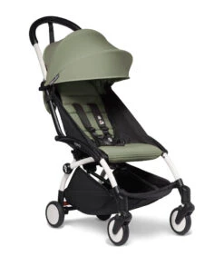 Stokke BABYZEN YOYO² Compact Travel Stroller Complete Bundle With 0+ Newborn Pack -Megababies USA YOYO2 6 3 4 WHITEFRAME OLIVE WEB 760x 85564782 8069 463b b43d fcb8c44d937a