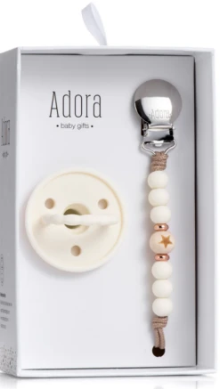 Adora Pacifier And Clip Gift Set -Megababies USA adora