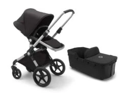 Bugaboo Lynx Stroller + Bassinet Bundle -Megababies USA alu black