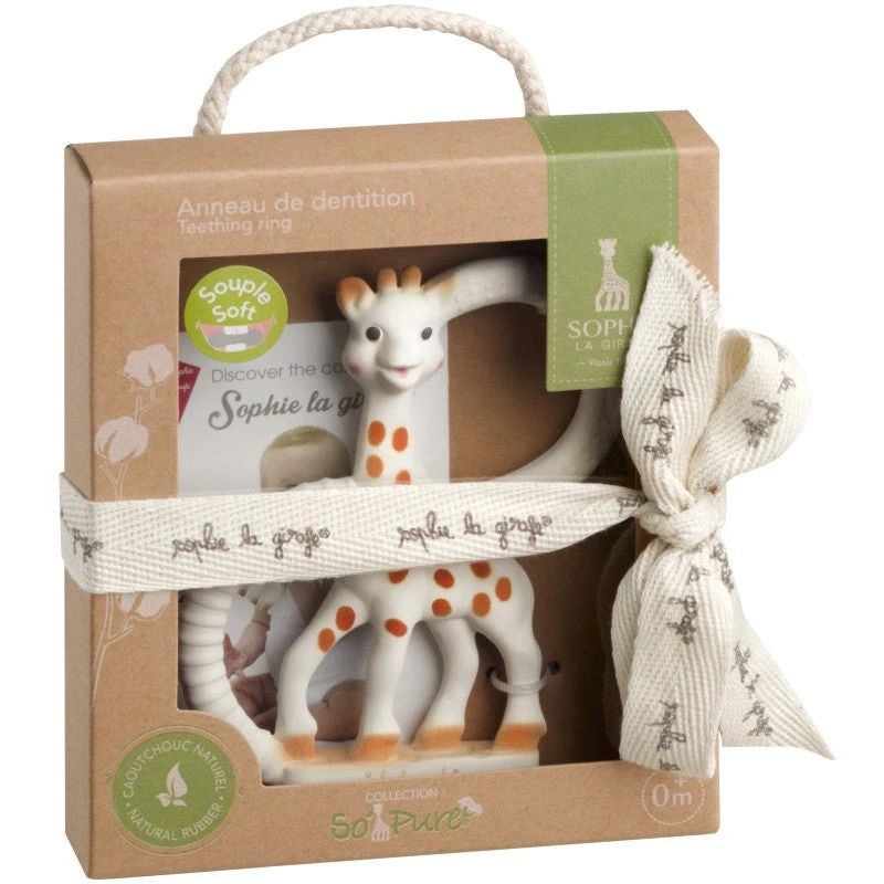 Sophie La Girafe So'Pure Soft Teething Ring 1 Sophie La Girafe So'Pure Soft Teething Ring