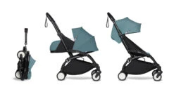 Stokke BABYZEN YOYO² Compact Travel Stroller Complete Bundle With 0+ Newborn Pack -Megababies USA aqua