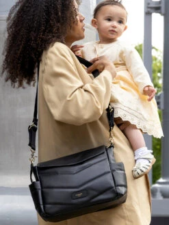 Storksak Aria Leather Compact Changing Bag 10 Storksak Aria Leather Compact Changing Bag -Megababies USA arialeatherblack3 1000x 85a612c7 d41a 446b 988b 900751c6eff4