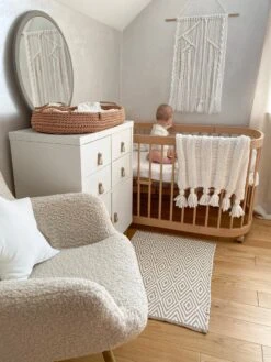 Anzy Home Boho Knitted Baby Blanket 19 Anzy Home Boho Knitted Baby Blanket -Megababies USA blanket white3