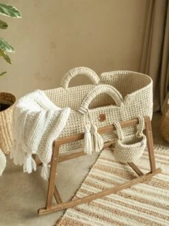 Anzy Home Boho Knitted Baby Blanket 15 Anzy Home Boho Knitted Baby Blanket -Megababies USA blanket white8