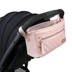 Itzy Ritzy Handy Stroller Caddy -Megababies USA blush stroller caddy 2 59a5841d b379 465d 943a 4463162e624b